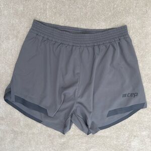 Cep women's Grey Performance Running Shorts workout hiking training loose fit L